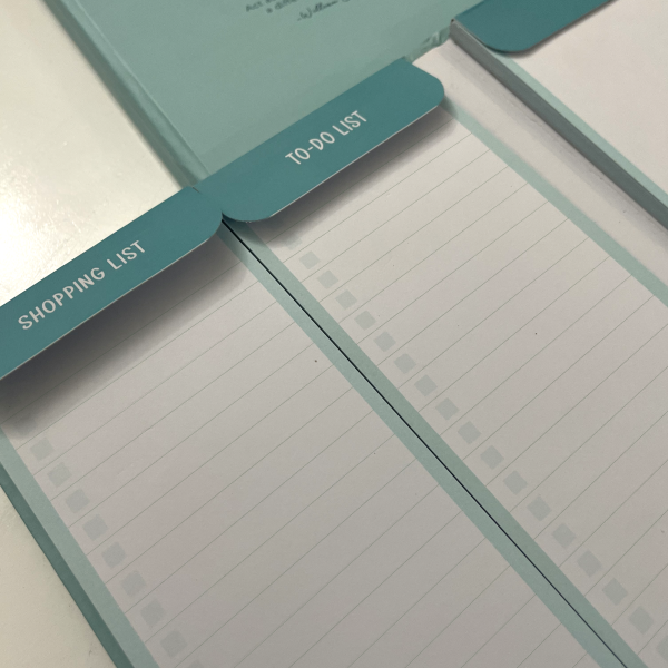 Turquoise Notes & Lists 
3in1 Tear Pad Collection - Image 3